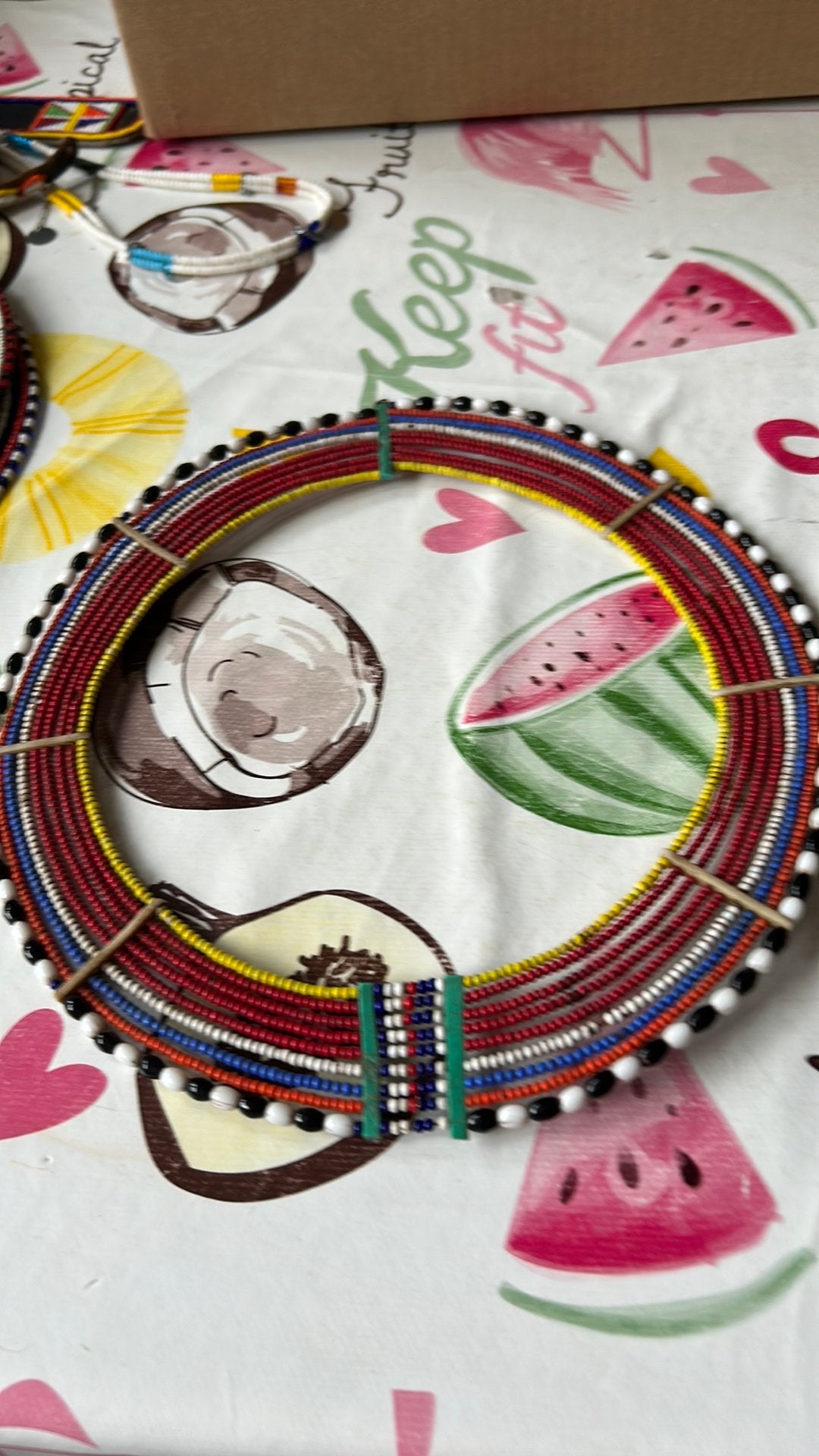 Masai ketting Tanzania, Antiek en Kunst, Ophalen of Verzenden