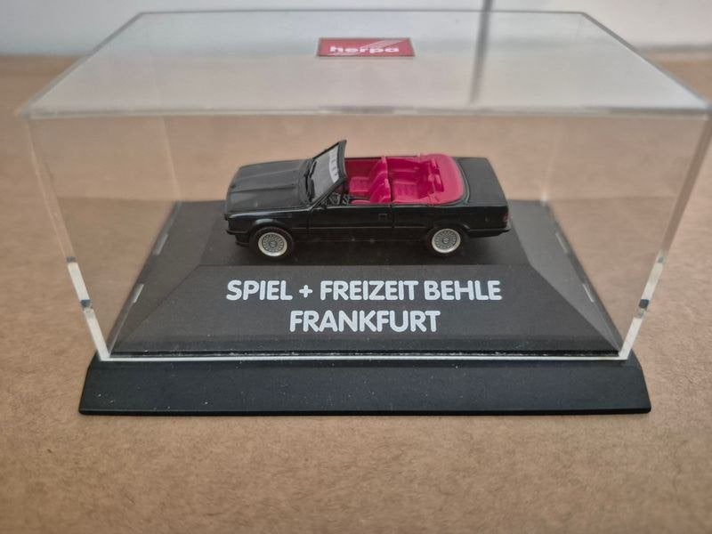 BMW 325i Cabrio ( Sondermodell IAA 1989 ) van Herpa 1:87, Ophalen of Verzenden, Zo goed als nieuw, Auto, Herpa