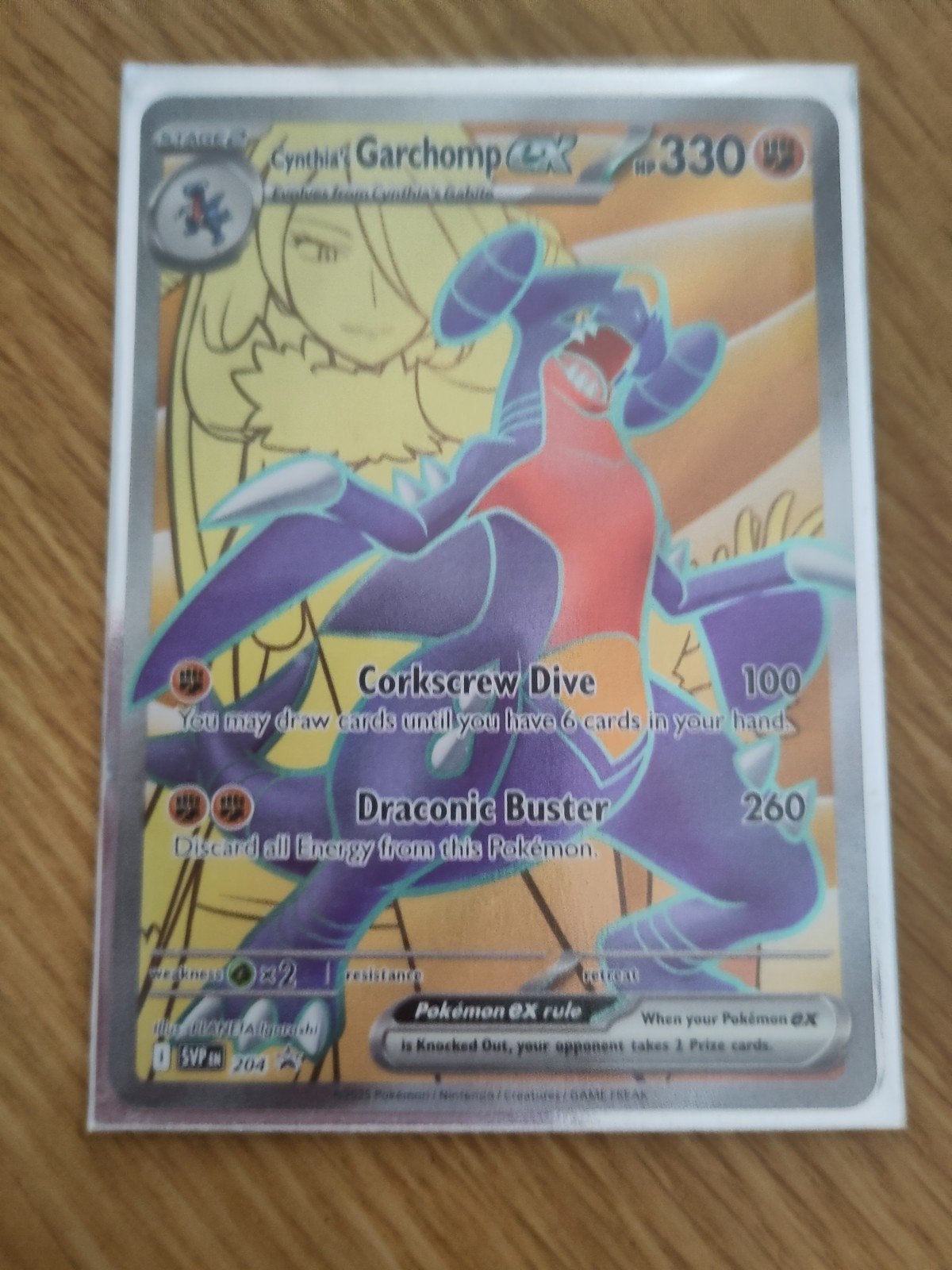Pokemon kaart "Cynthia's Garchomp", Ophalen of Verzenden, Zo goed als nieuw