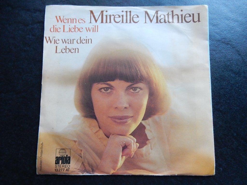 Mireille Mathieu - Wennes die liebe will, Ophalen of Verzenden, Zo goed als nieuw, Pop