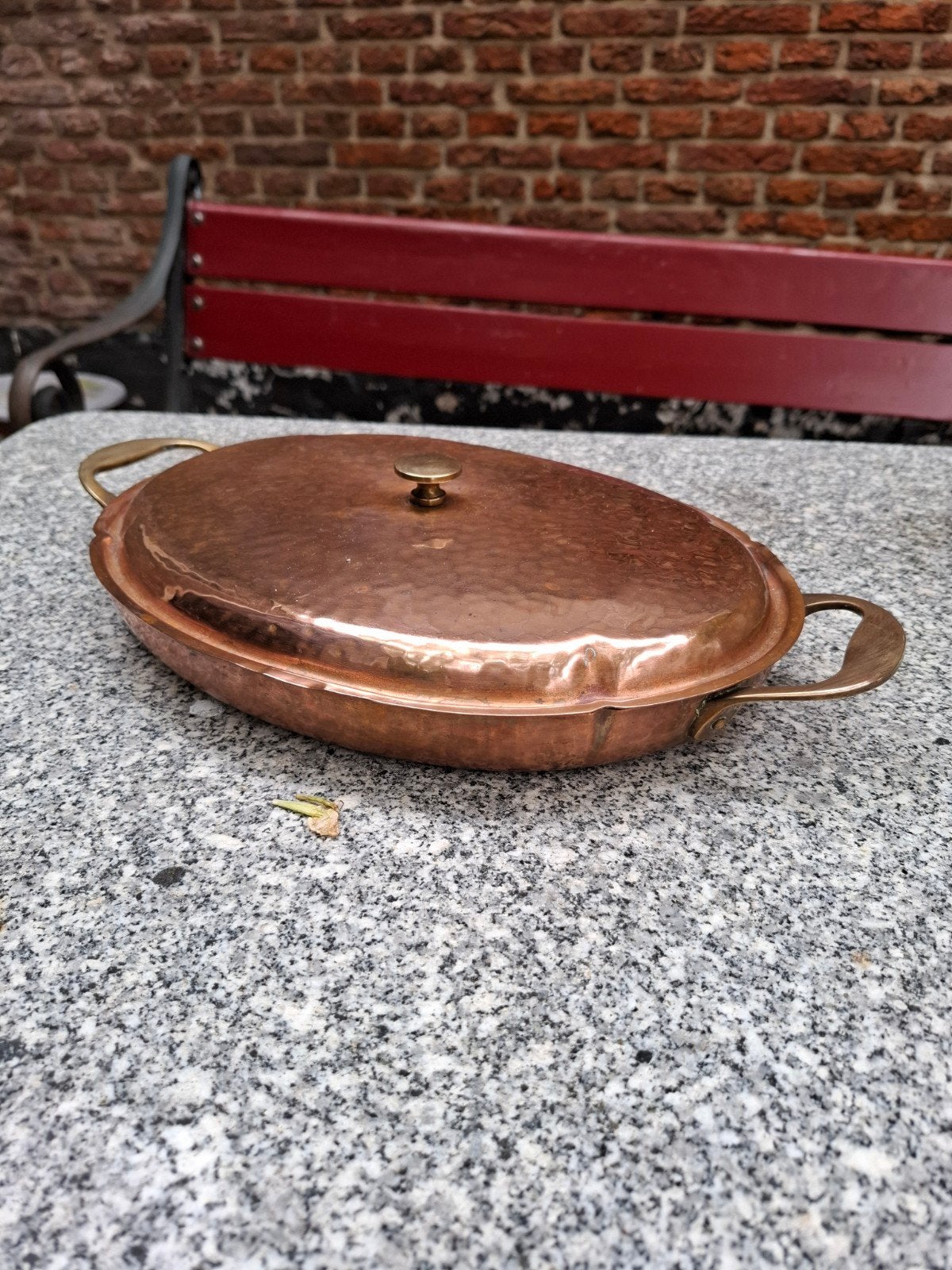 rood koperen vispan Stöckli Netstal SWISS MADE stoofpan, Ophalen of Verzenden, Koper