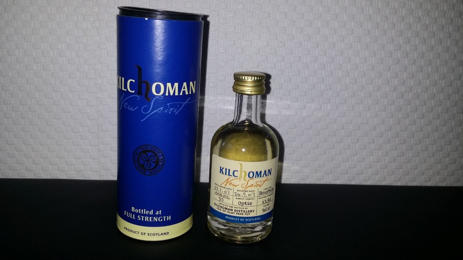 whisky kilchoman miniatuur 5cl, Verzamelen, Ophalen of Verzenden, Zo goed als nieuw
