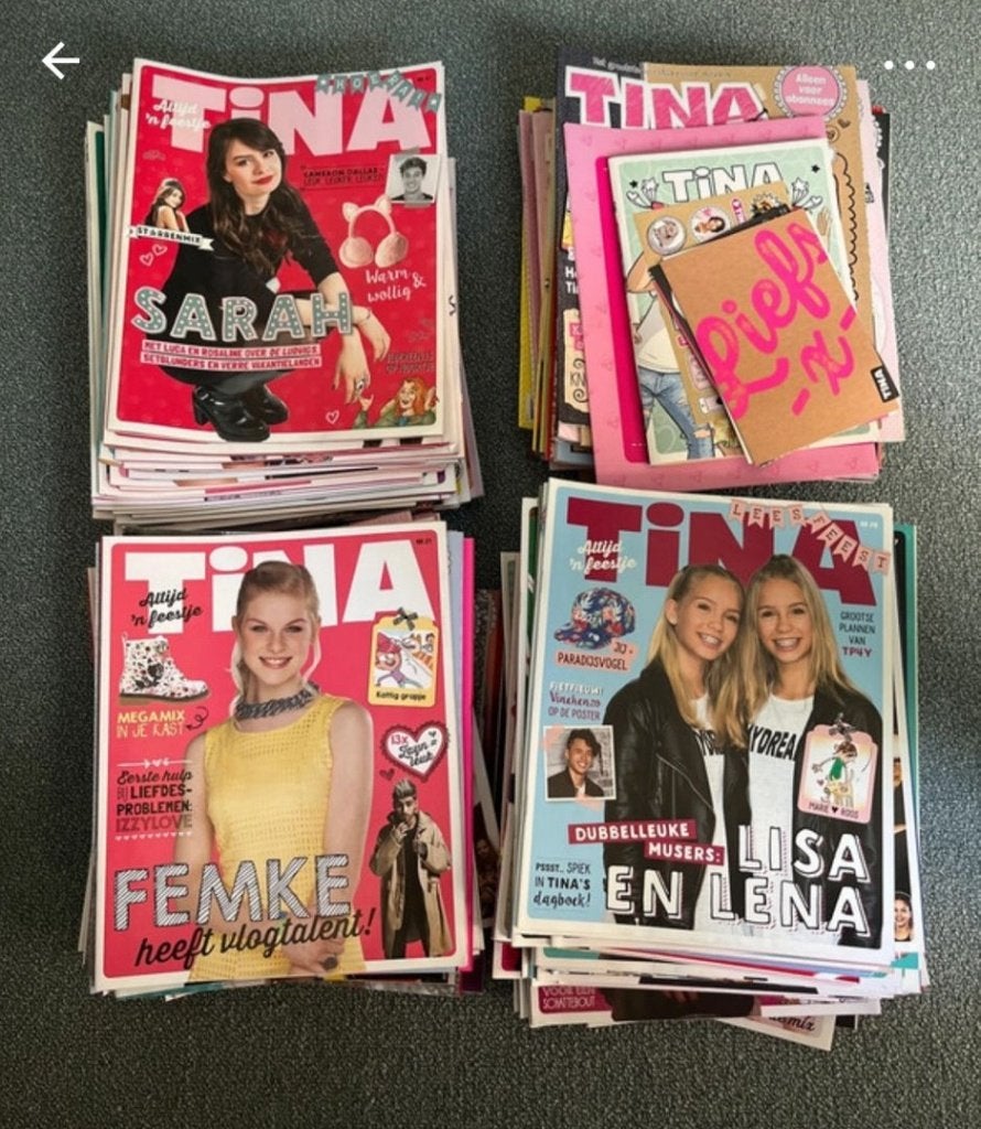 Ca. 150 Tina's - Uren leesplezier!, Boeken, Ophalen of Verzenden, Zo goed als nieuw
