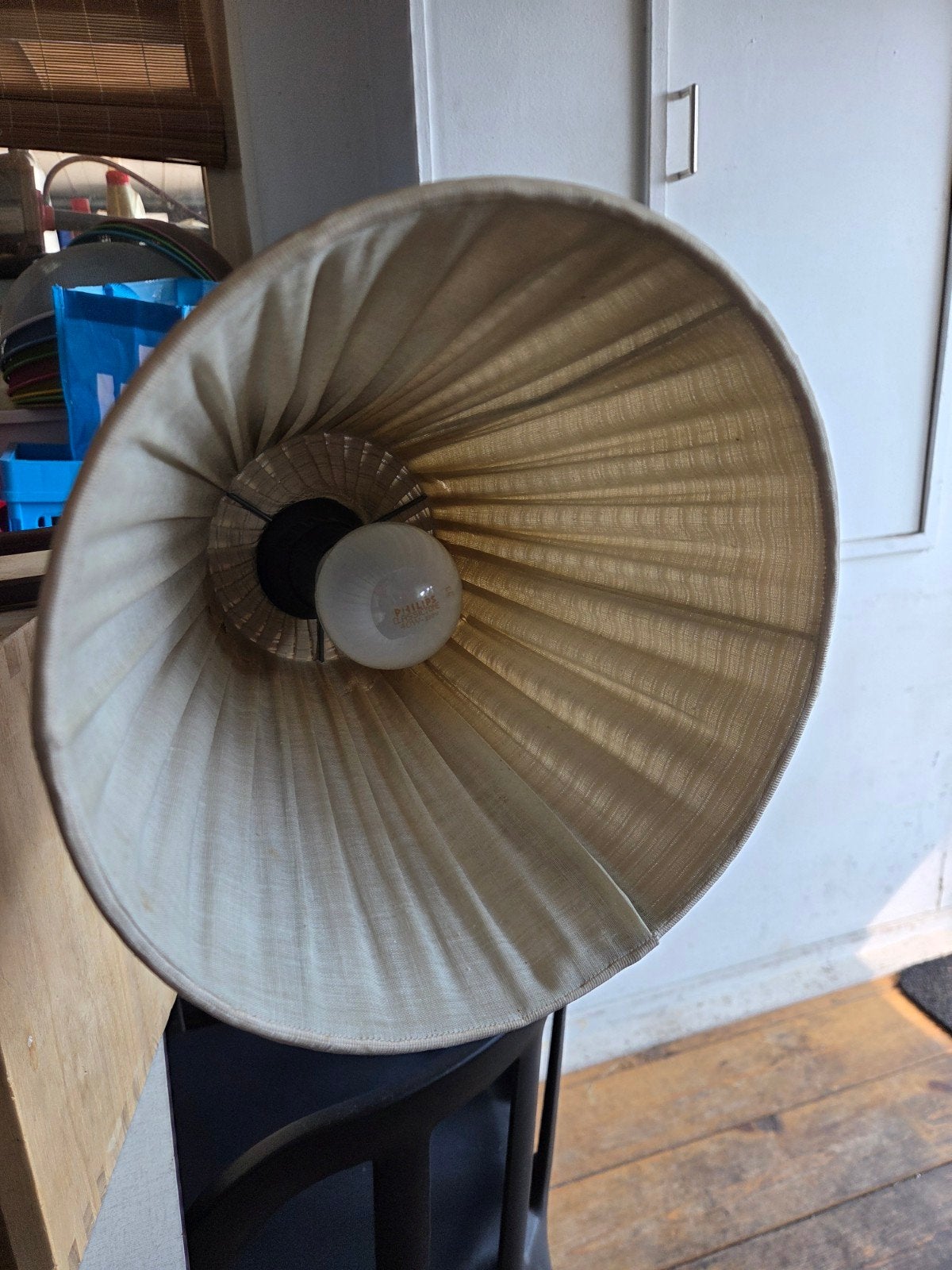 Vintage Roba Patentlamp - Unieke Uitschuifbare Houten Lamp, Ophalen of Verzenden