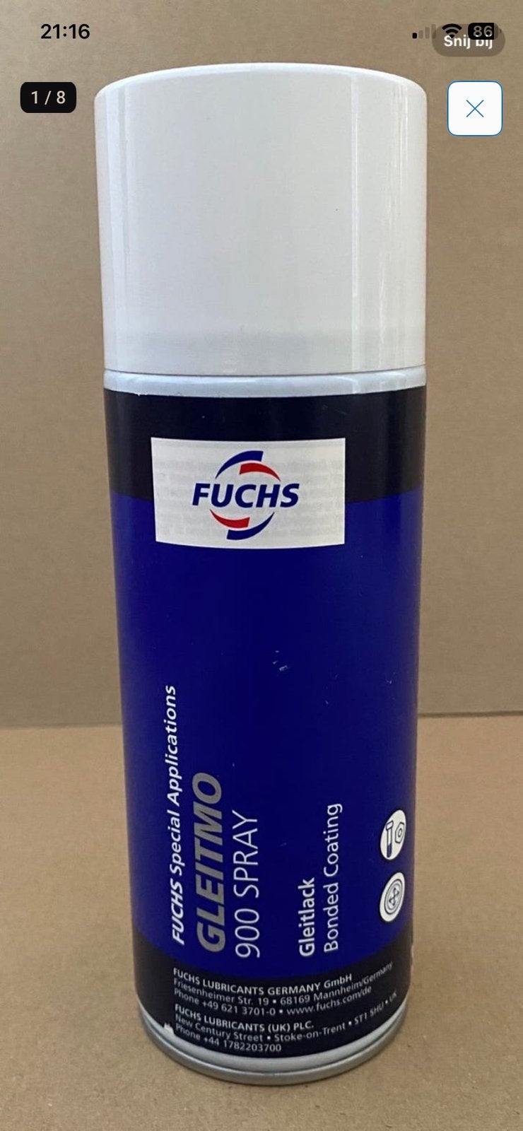10 stuks Fuchs Gleitmo hoogwaardig smeermiddel, Ophalen of Verzenden