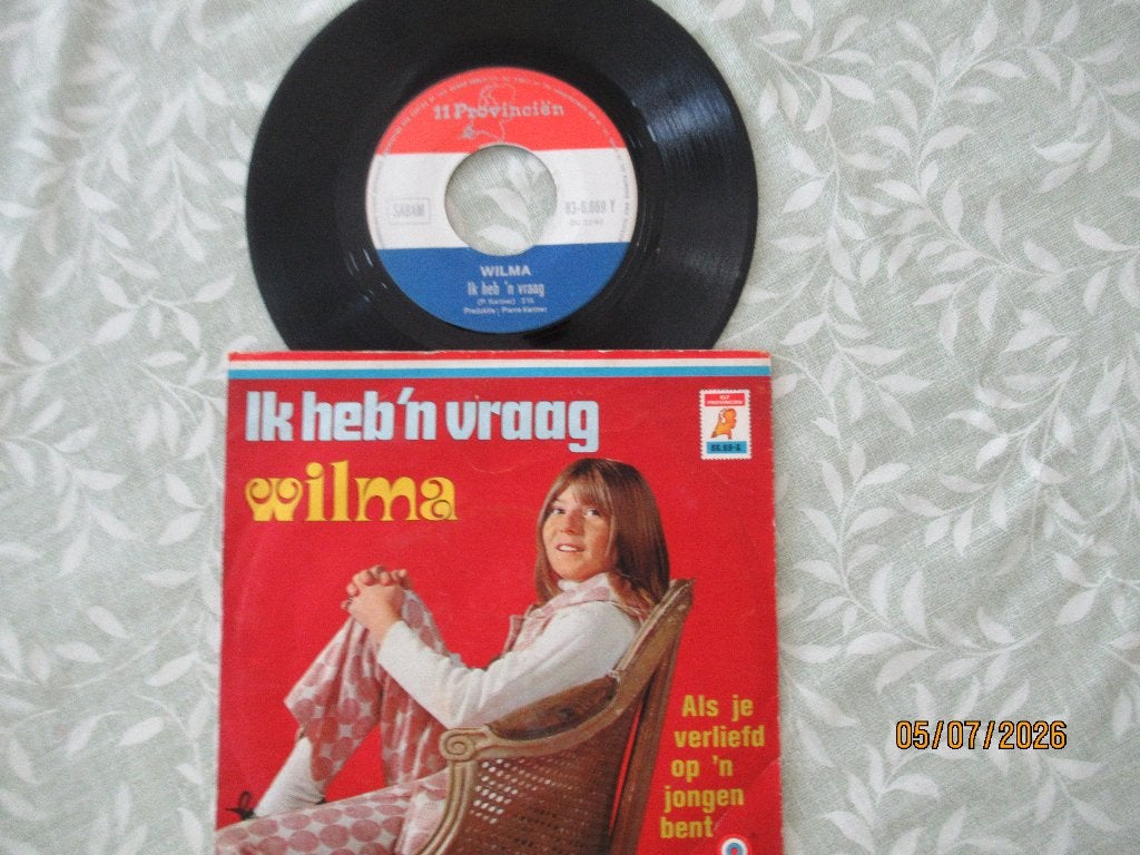 Wilma         Ik heb 'n Vraag, Originele persing, 7 inch, Ophalen of Verzenden, Zo goed als nieuw