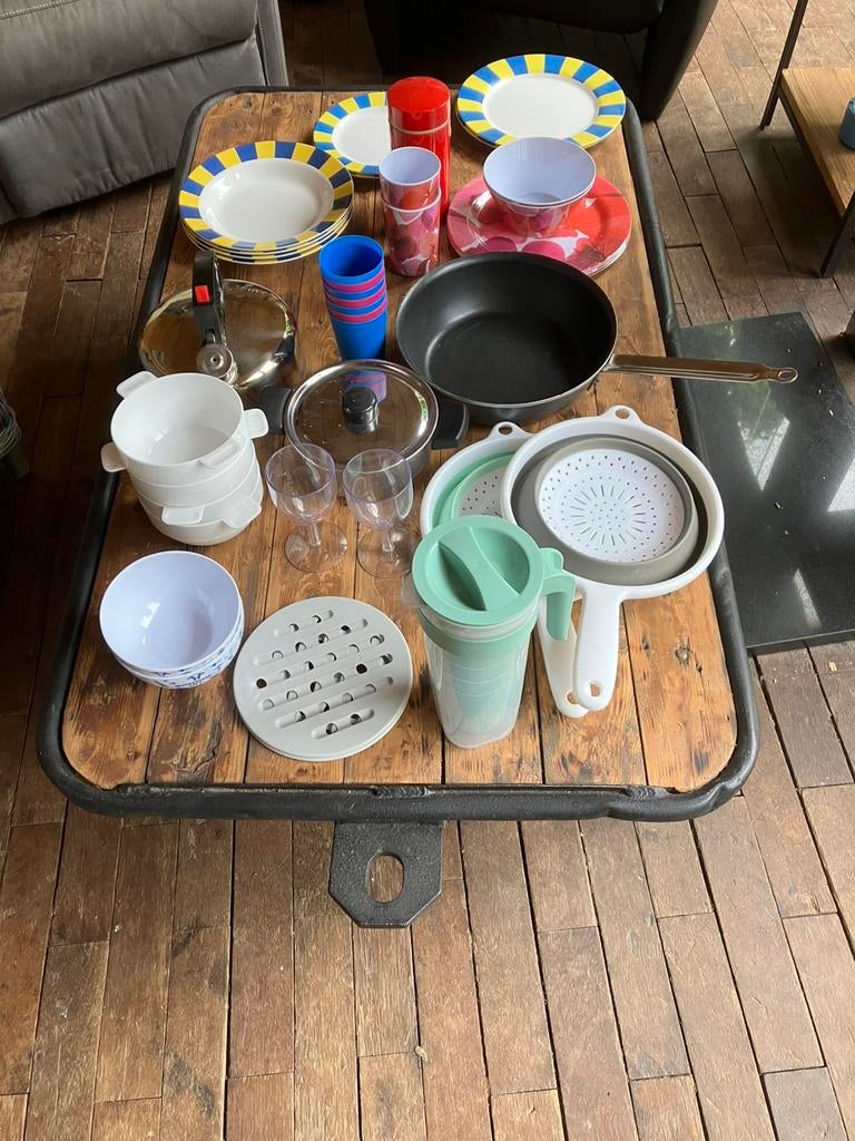 Serviesgoed voor op de camping, Ophalen of Verzenden, Gebruikt