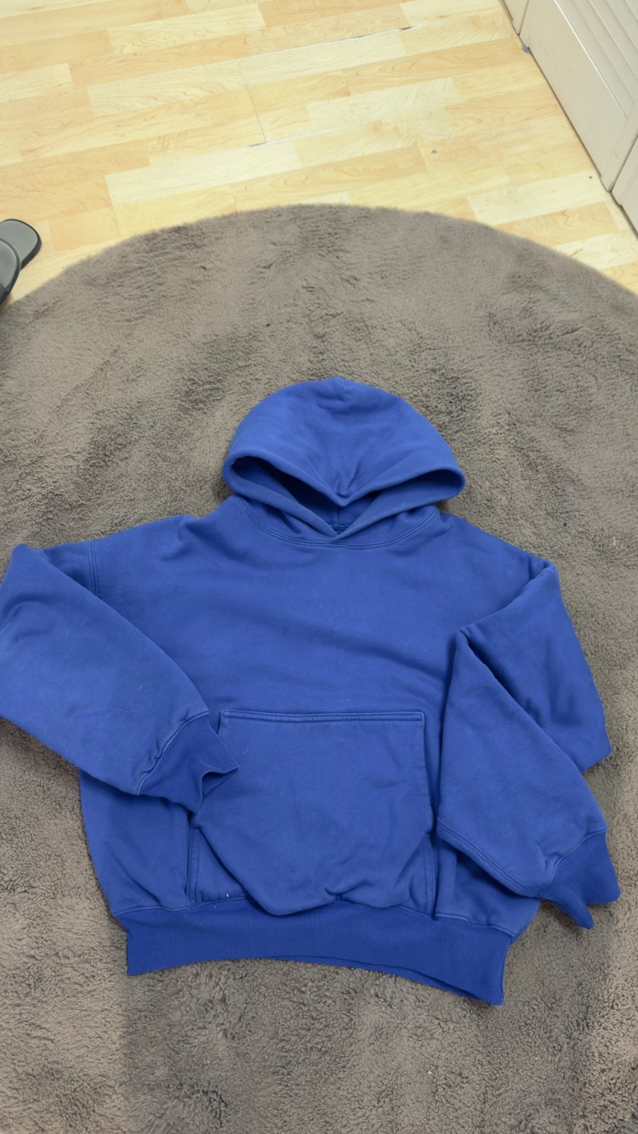 Yeezy Gap Hoodie Blauw, Ophalen of Verzenden, Gedragen, Overige maten, Blauw