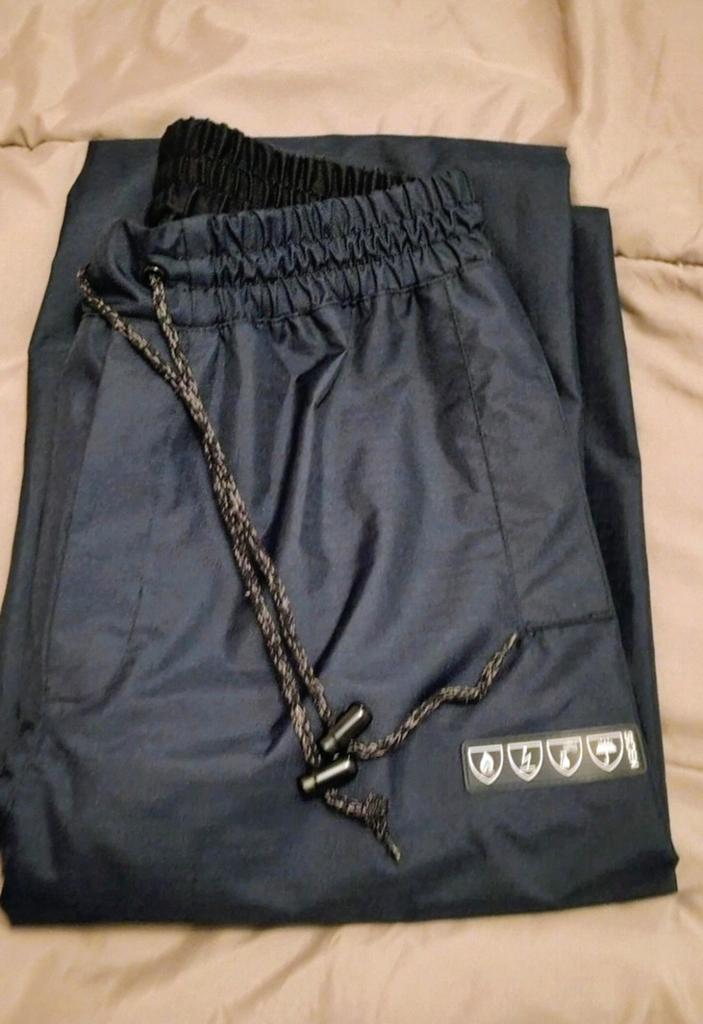 Sioen Ekofisk 5806N3EF3 Vlamvertragende Regenbroek Navy S, Ophalen of Verzenden, Zo goed als nieuw, Broek, Heren