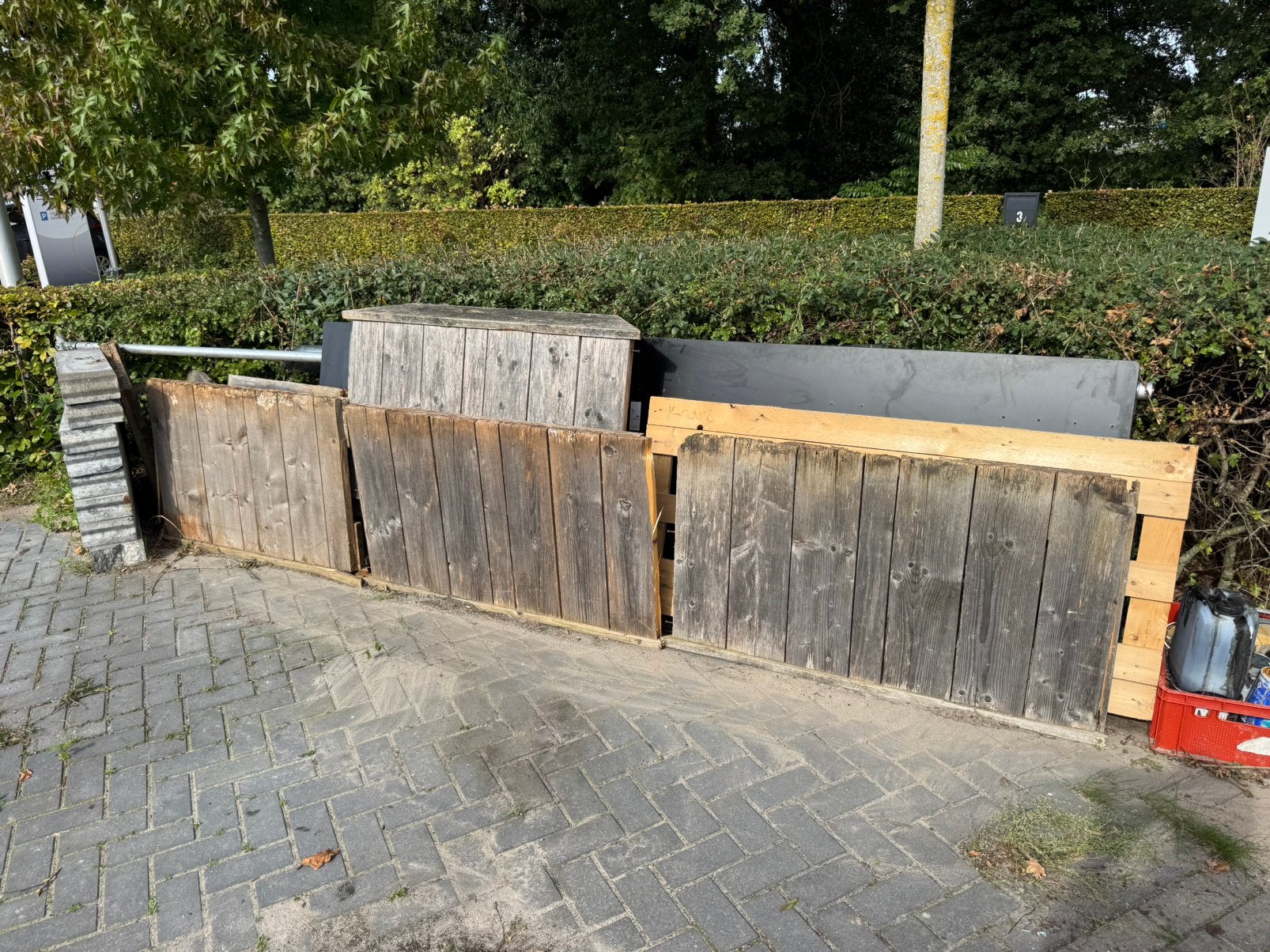 Resthout, Minder dan 3 m³, Ophalen