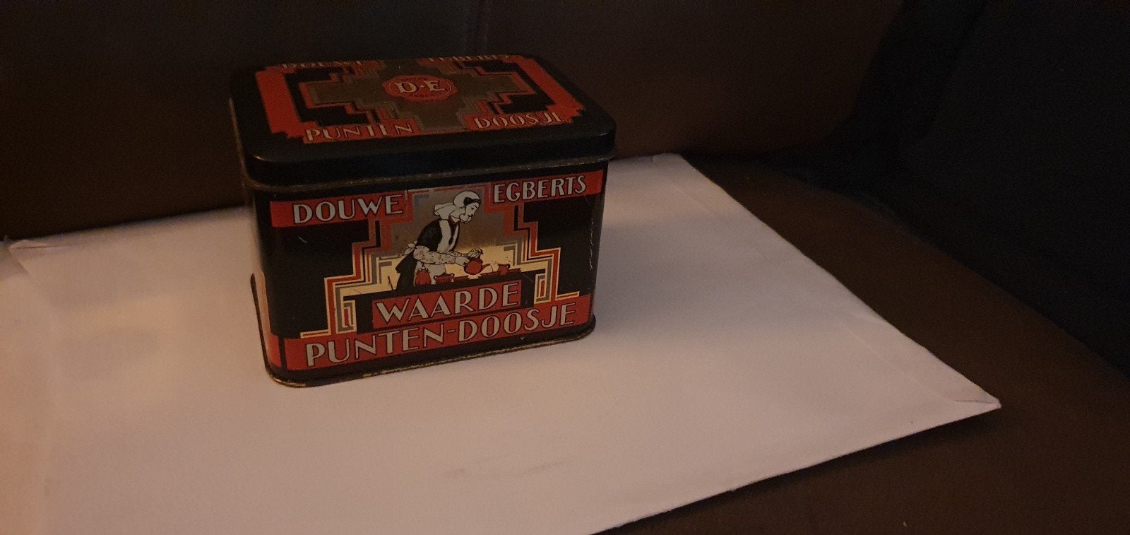 punten doosje, Ophalen of Verzenden, Gebruikt, Koffie, Douwe Egberts