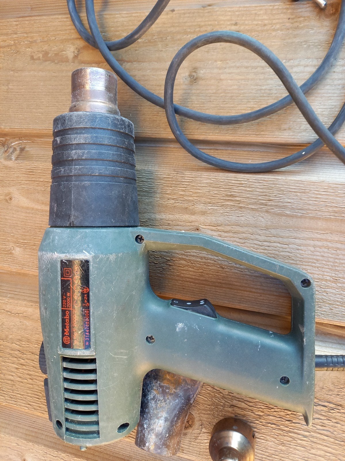 Metabo warmelucht pistool regelbaar voor warmte afgifte., Ophalen, Boormachine