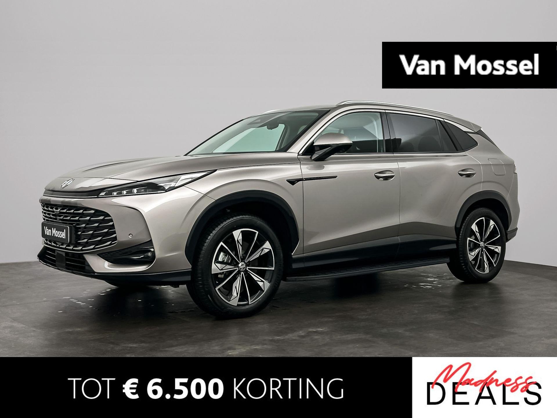 MG HS 1.5T PHEV Luxury Madness Edition 360 Camera | LED | St, Auto's, 12 maanden, Stof, 4 cilinders, Nieuw