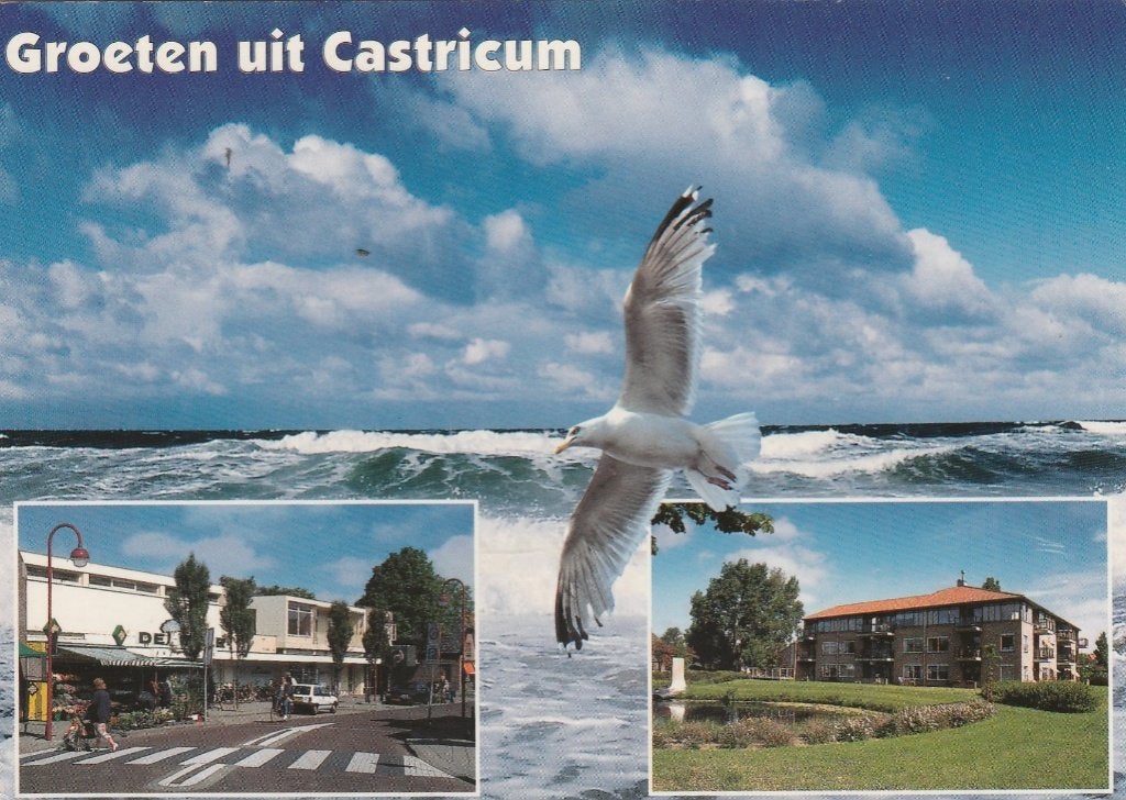 CASTRICUM Zee Winkelcentrum Tehuis Groeten, Verzenden, 1980 tot heden, Gelopen, Noord-Holland