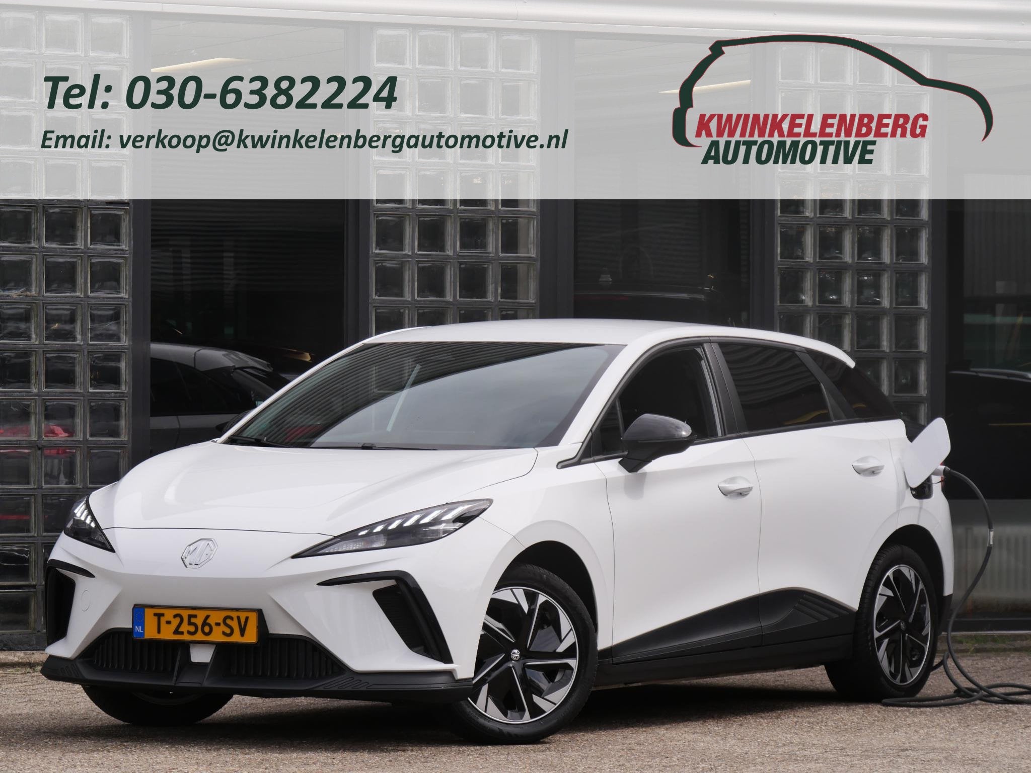 MG MG4 Electric 64kWh LONG RANGE/ NL-AUTO 1STE EIGENAAR/ SOH, Auto's, Gebruikt, Wit, Origineel Nederlands, Onderhoudsboekje