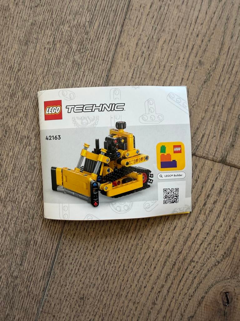 LEGO Technic Bulldozer 42163 - Zo goed als nieuw, Kinderen en Baby's, Speelgoed | Duplo en Lego, Lego, Ophalen of Verzenden, Zo goed als nieuw