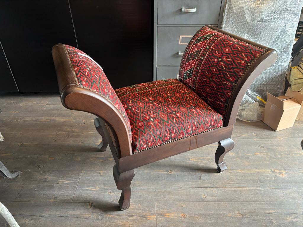 Vintage Kelim Stoel - Uniek Design, Ophalen of Verzenden