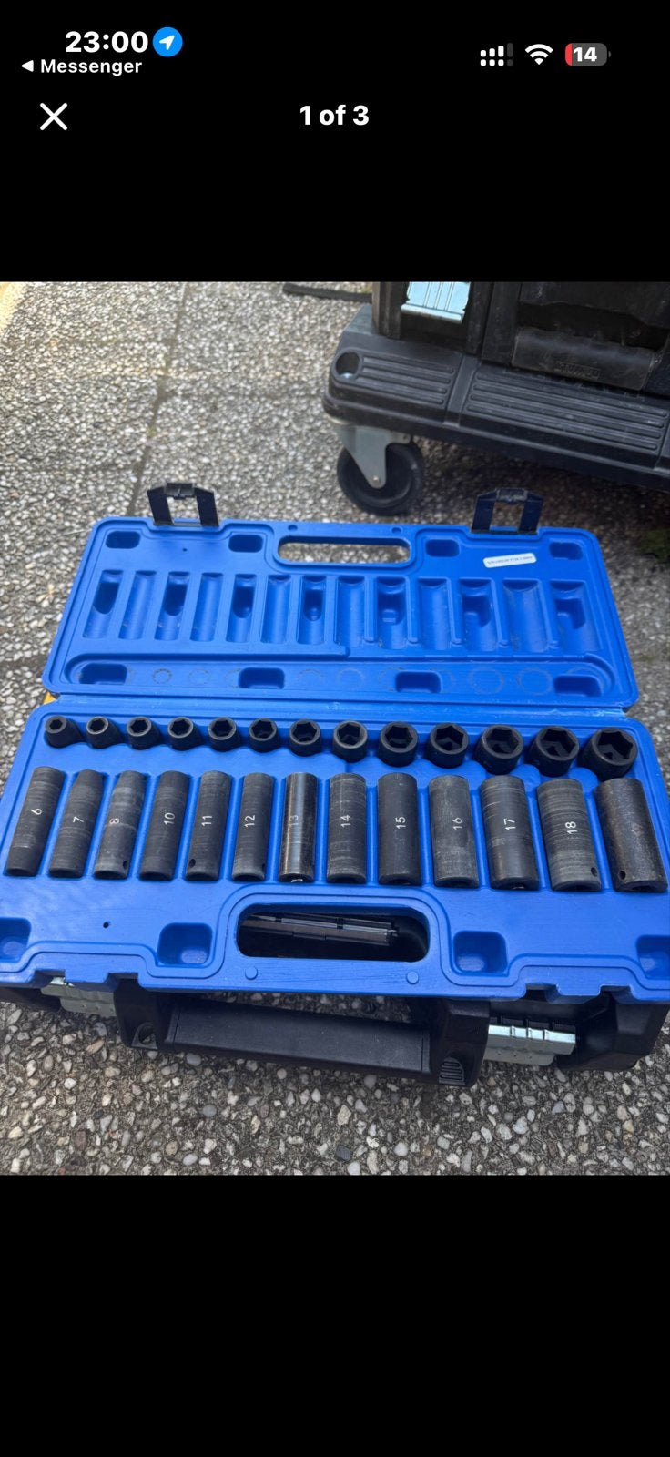 Vevor doppenset met doppen van 8 t/m 24 mm, Ophalen of Verzenden, Gebruikt, Gereedschapsset, Overige merken