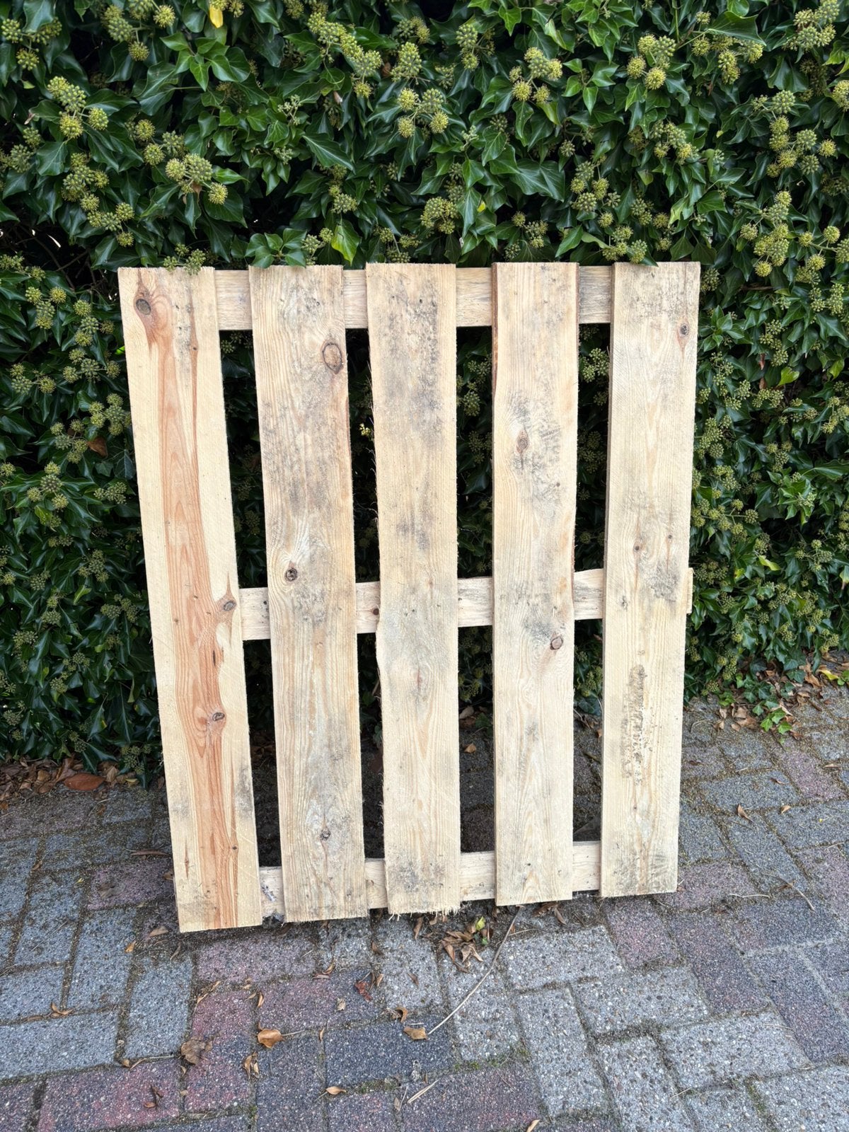 Gratis pallet ca 110x90 cm, Ophalen, Zo goed als nieuw, Minder dan 200 cm, Vuren