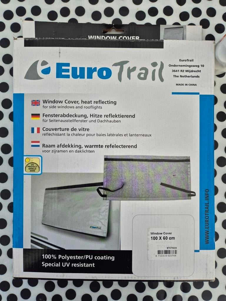 EuroTrail Raamafdekking - Warmte Reflecterend, Ophalen of Verzenden, Zo goed als nieuw