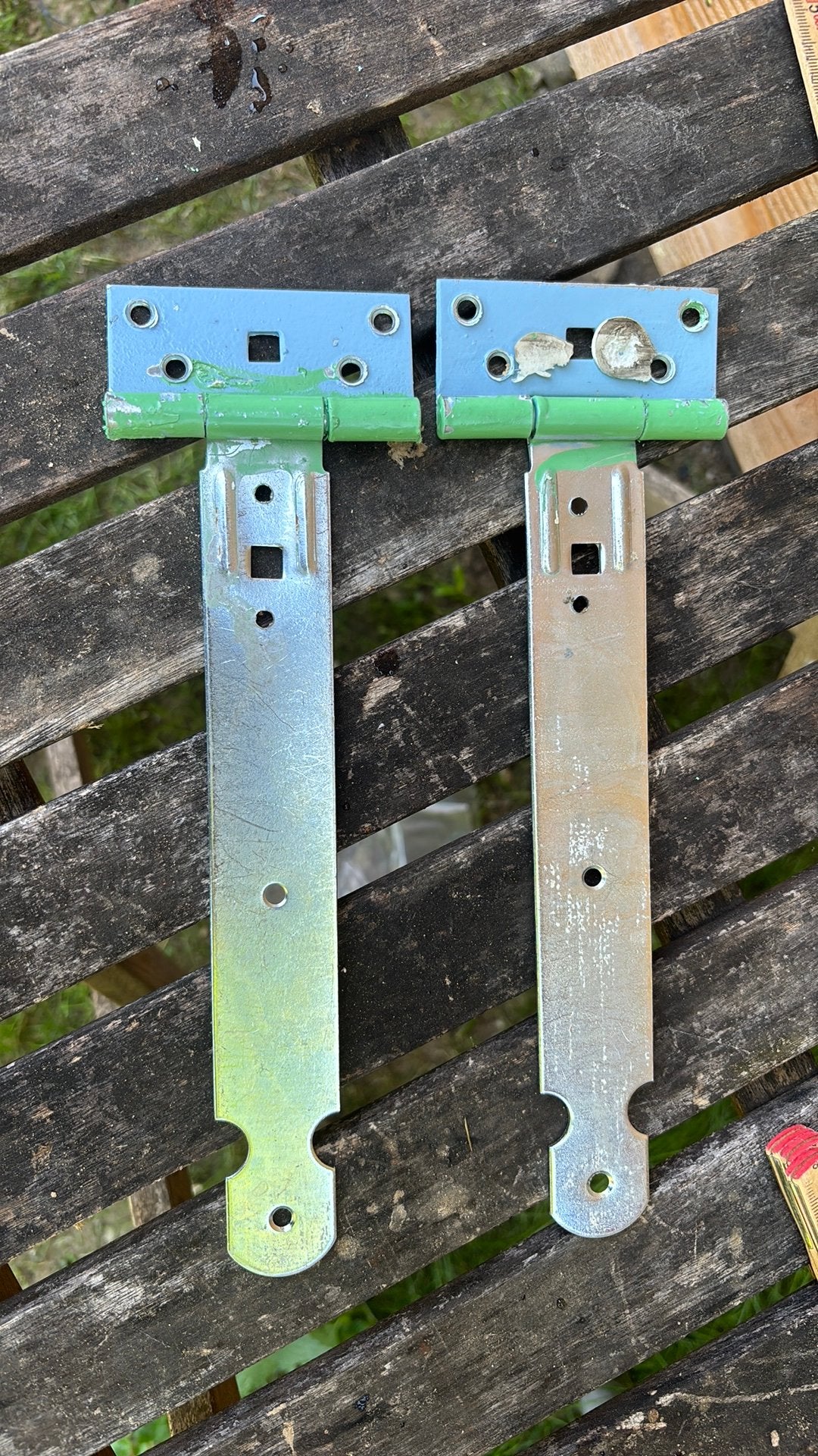 Kruisheng / scharnier 25 cm, Doe-het-zelf en Verbouw, Hang- en Sluitwerk, Ophalen of Verzenden, Zo goed als nieuw, IJzer, Scharnier