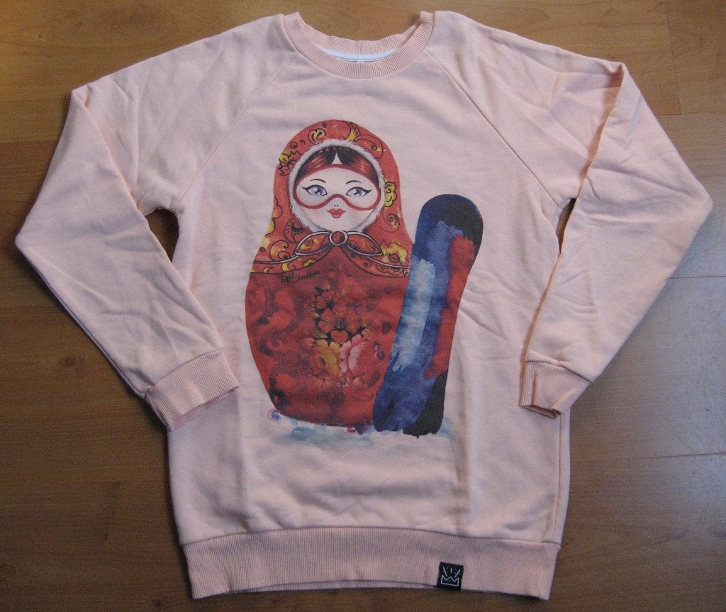 Roze Matroesjka Snowboard Sweater Maat 36/S, NITI, Ophalen of Verzenden, Zo goed als nieuw, Roze