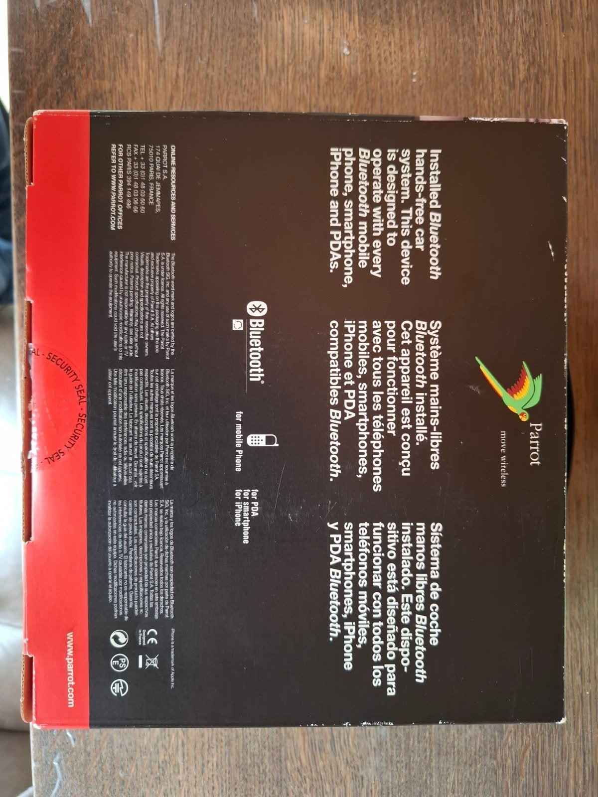 Parrot CK3100 LCD Bluetooth Carkit Handsfree Systeem, Ophalen