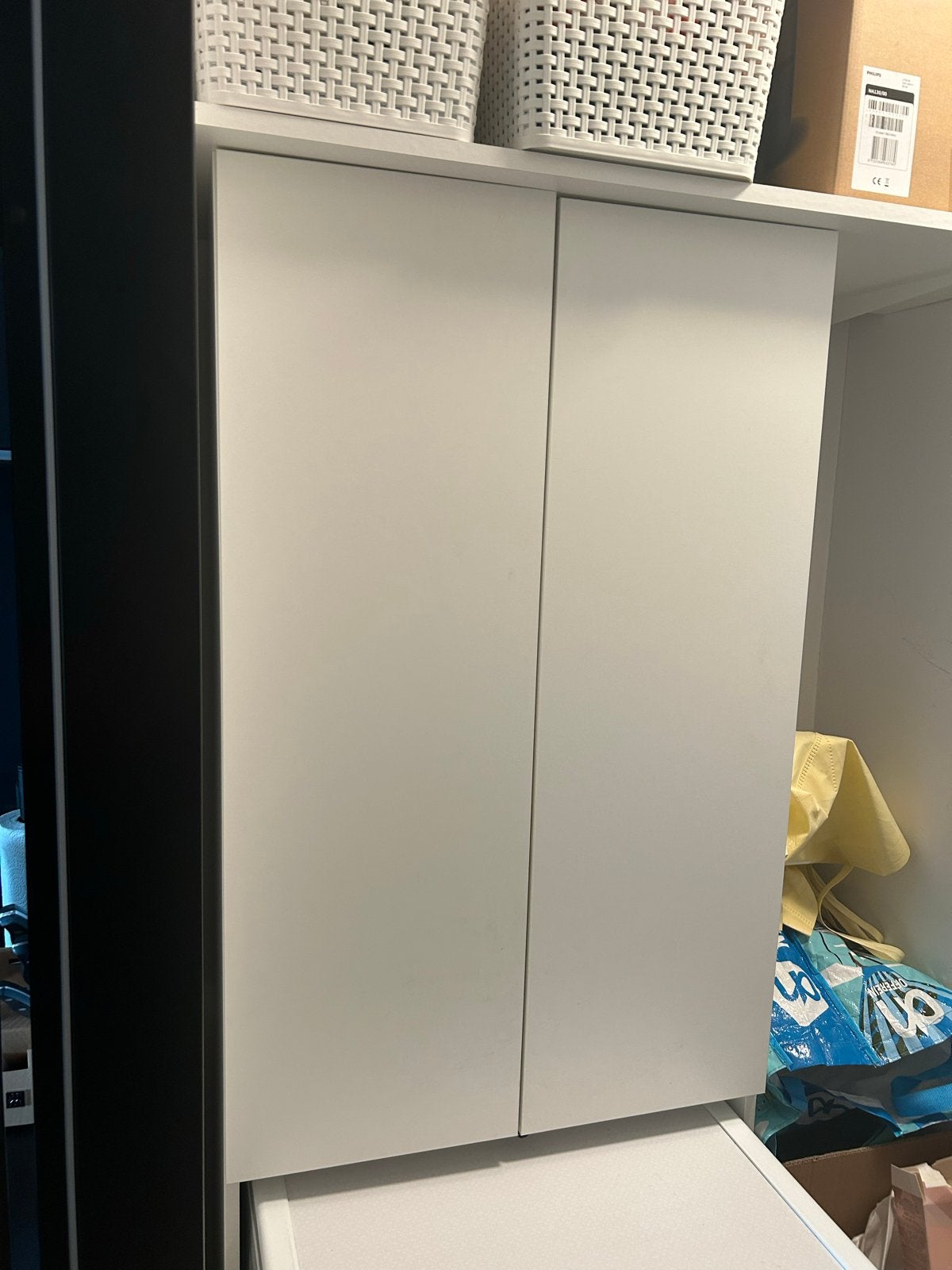 IKEA kast voor boven wasmachine - wit, Ophalen, Gebruikt