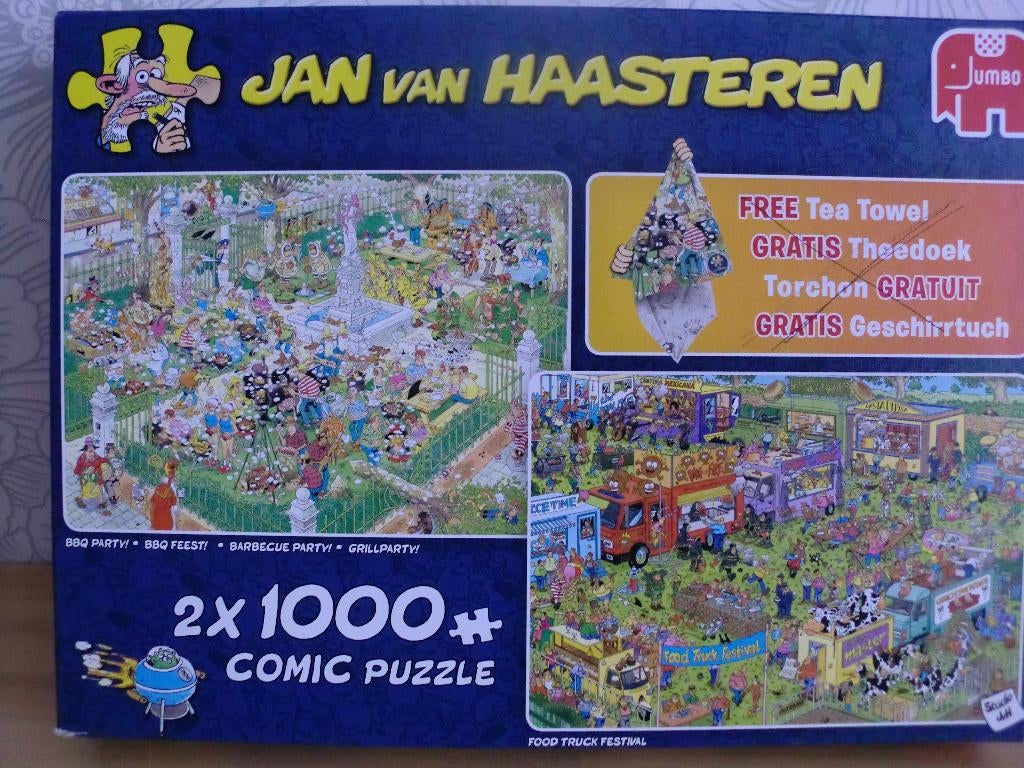 J.v. Haasteren 2x1000, Ophalen, 500 t/m 1500 stukjes, Gebruikt