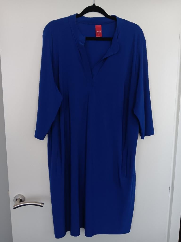 Te Koop: ONLY-M Jurk/Tuniek,  mt 48. Kobaltblauw. (J-106)., Kleding | Dames, Grote Maten, Only-M, Blauw, Jurk, Ophalen of Verzenden