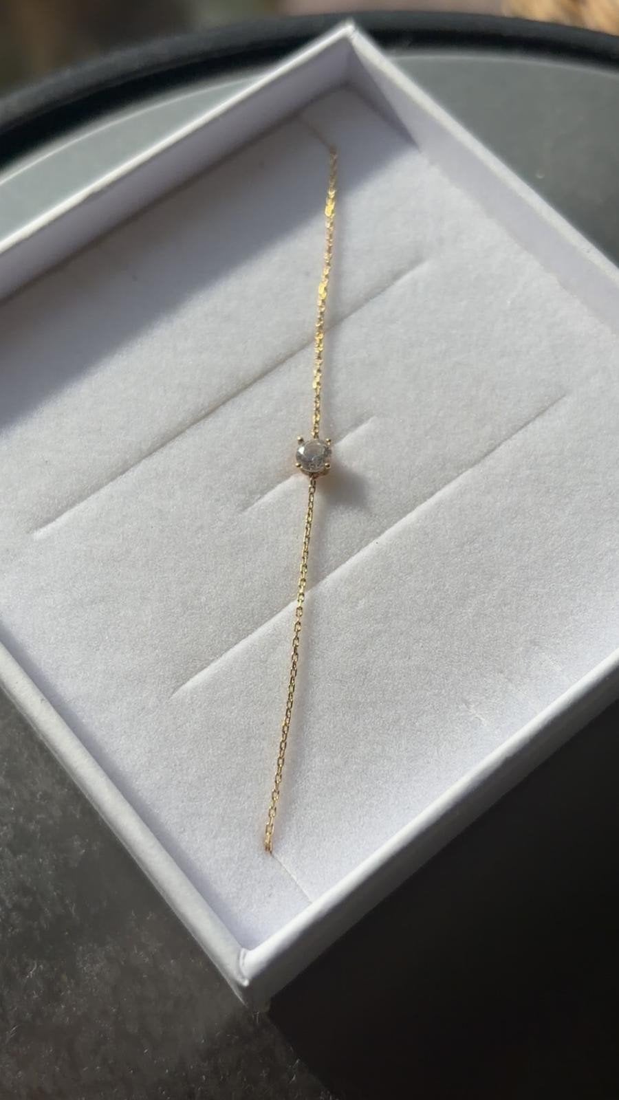 Isabel Bernard Gouden Armband met Zirkonia Steen - Nieuw, Ophalen of Verzenden