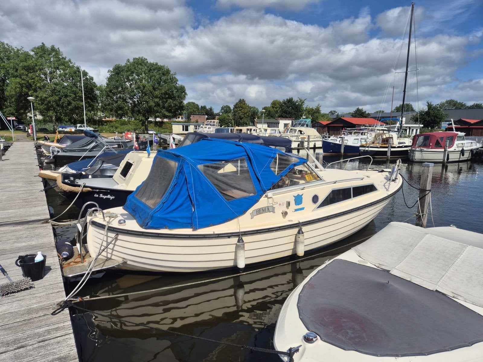 Joda tur 24 spittsgarter sloep boot diesel vaarklaar €6999, Ophalen, Aluminium, Diesel, Anker