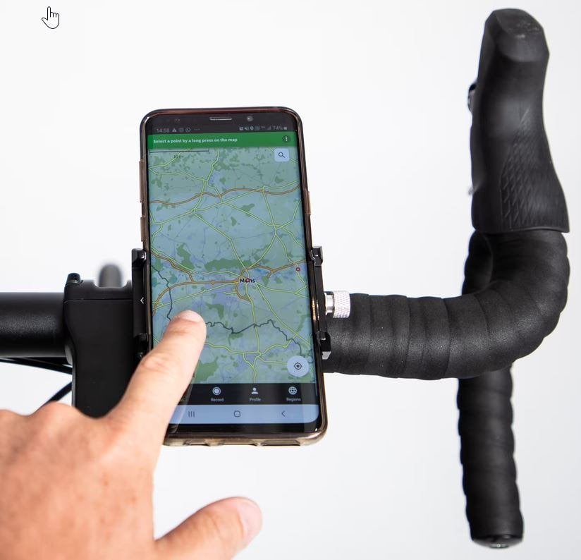 Triban telefoonhouder (van Decathlon) voor fiets, Fietsen en Brommers, Ophalen, Gebruikt, Decathlon