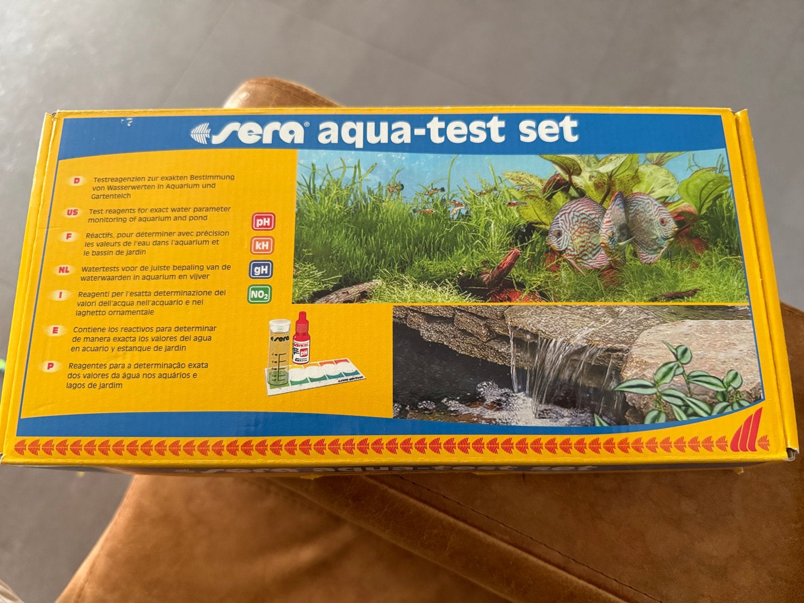 Sera Aqua Test Set - pH, kH, gH en NO2, Ophalen of Verzenden, Zo goed als nieuw, Overige typen, Sera