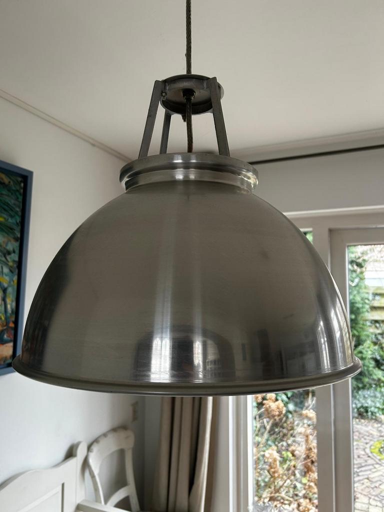 Original BTC Titan Maat 3 Hanglamp - Industrieel Design, Gebruikt, Stoere lamp, Ophalen of Verzenden, Metaal