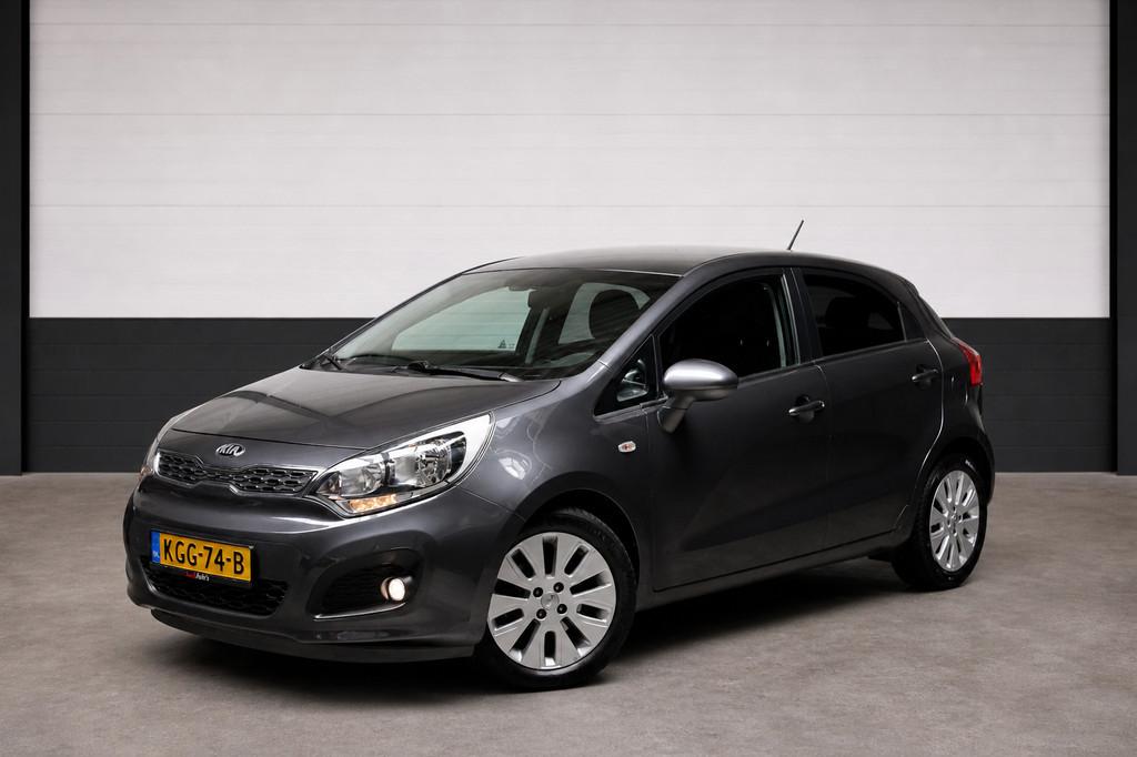Kia RIO 1.4 CVVT Super Pack l Airco Elek Pak PDC, Auto's, Voorwielaandrijving, Euro 5, 450 kg, Gebruikt