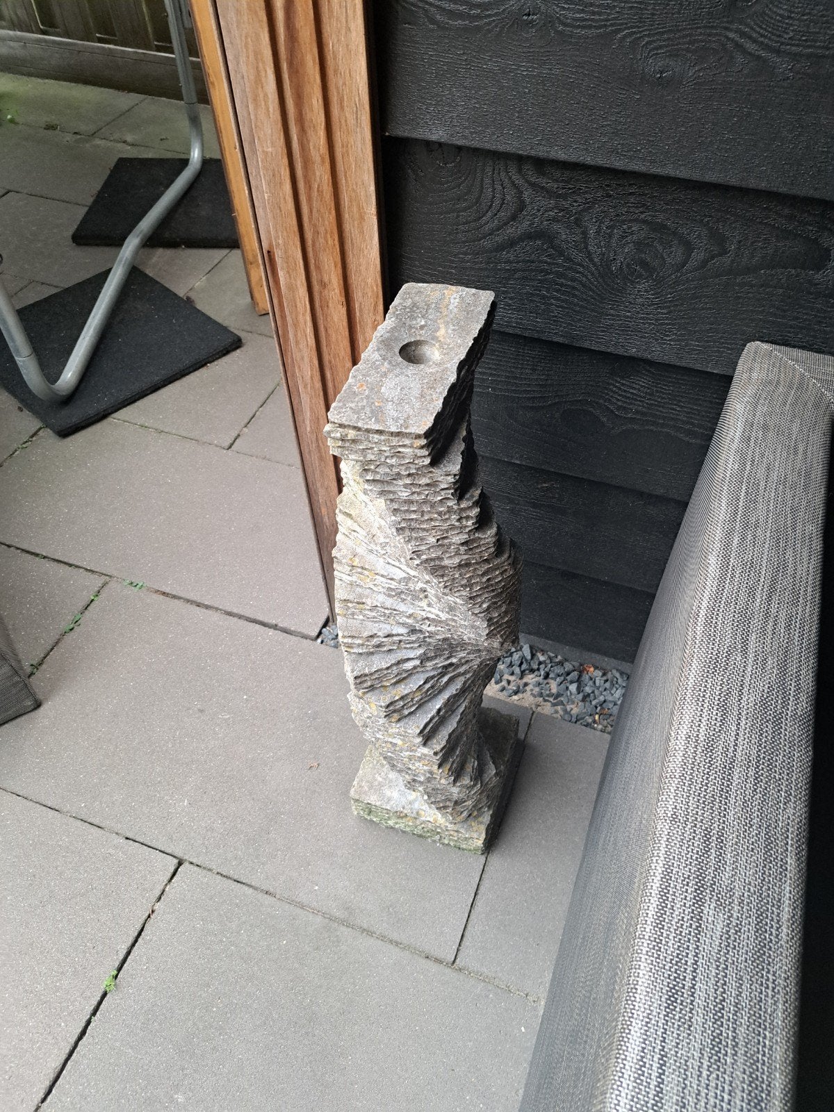 water ornament spiraalvormig compleet, Tuin en Terras, Ophalen, Gebruikt