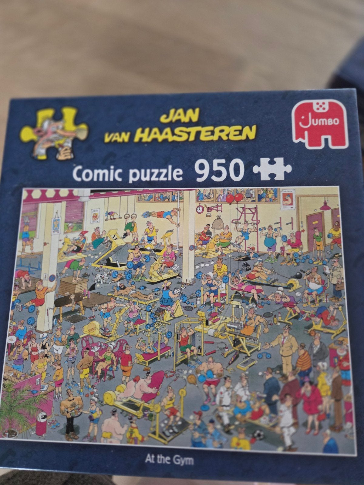 Jan van Haasteren Comic Puzzel - At the Gym (950 stukjes), Ophalen, 500 t/m 1500 stukjes, Zo goed als nieuw, Legpuzzel