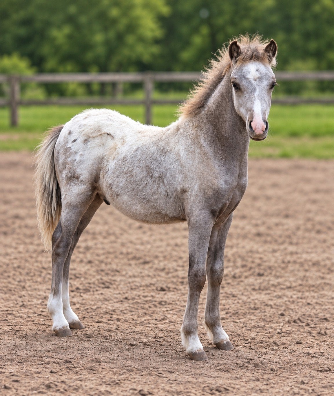Uniek en bloedmooi silverdapple appaloosa nmprs veulen, Dieren en Toebehoren, Hengst