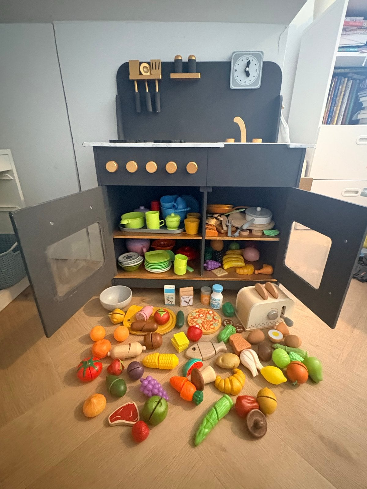Bandits & Angels Speelkeuken met veel accessoires, Ophalen, Gebruikt, Hout, Speelkeuken