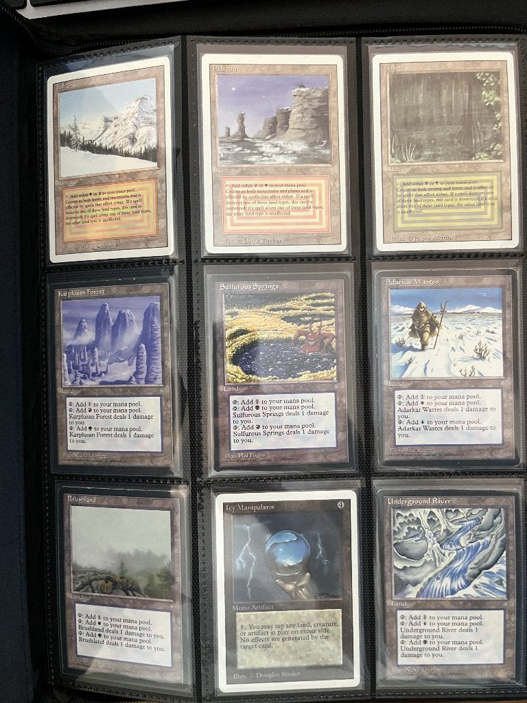 Magic the Gathering | Revised, Unlimited, 4th-edition, etc., Ophalen of Verzenden, Zo goed als nieuw, Meerdere kaarten, Foil