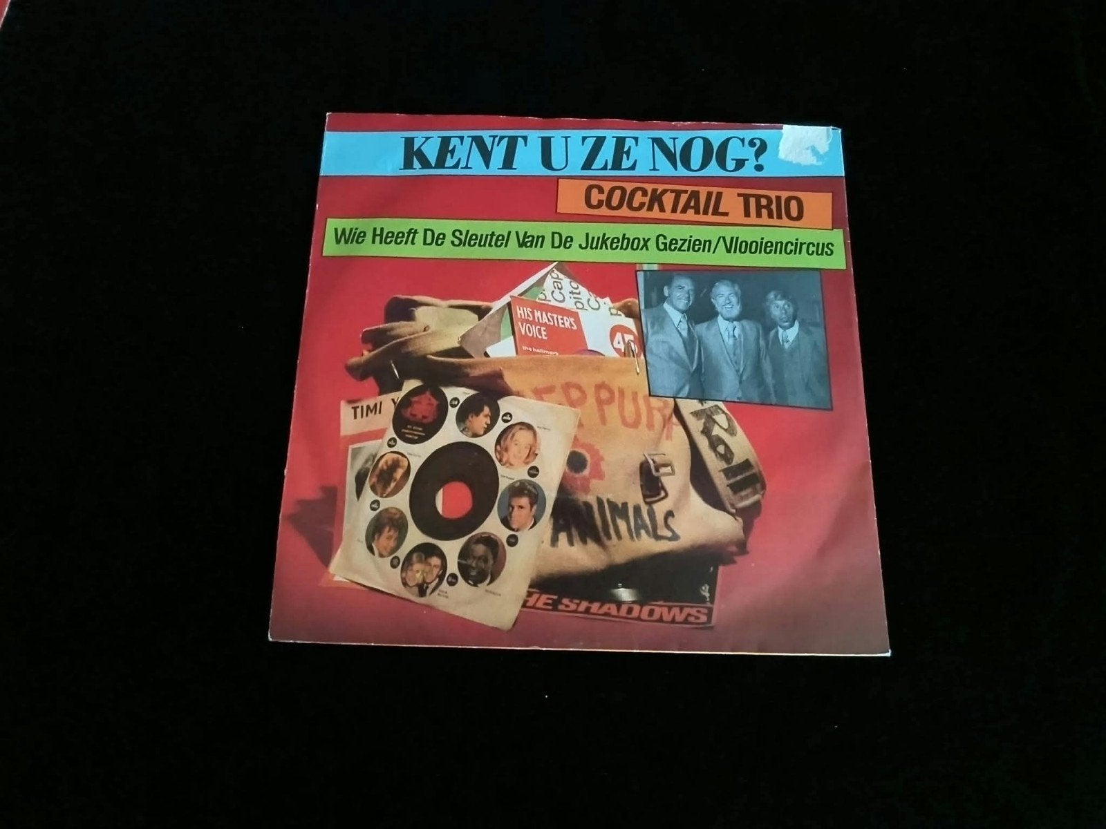 Cocktail Trio - Kent U Ze Nog? (Vinyl Single), Gebruikt, 7 inch, EP, Nederlandstalig