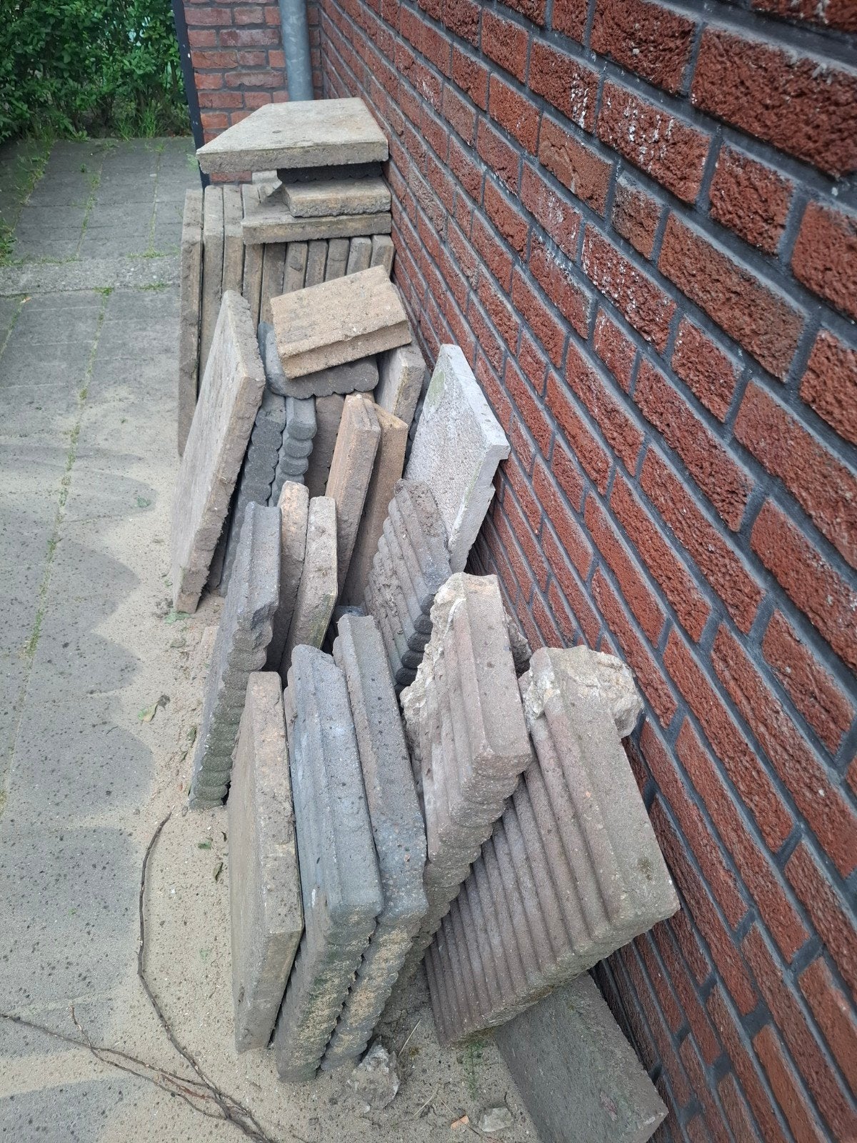 Gebruikte opsluitbanden en stenen, Ophalen, Gebruikt, Overige typen, Minder dan 5 m²