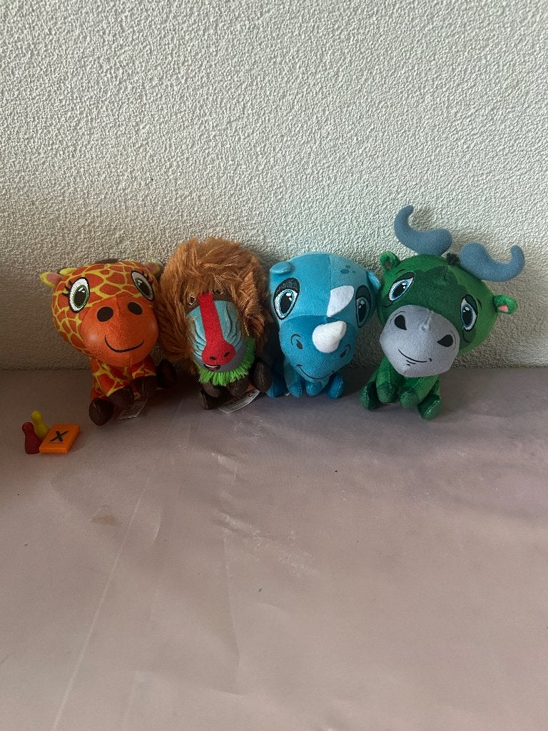Lidl Safari Minis set van 4 pluche knuffels, Lidl, Info@letsgocraze.com, Craze B.V., Slingerweg 7B, 4814 AZ Breda, NL