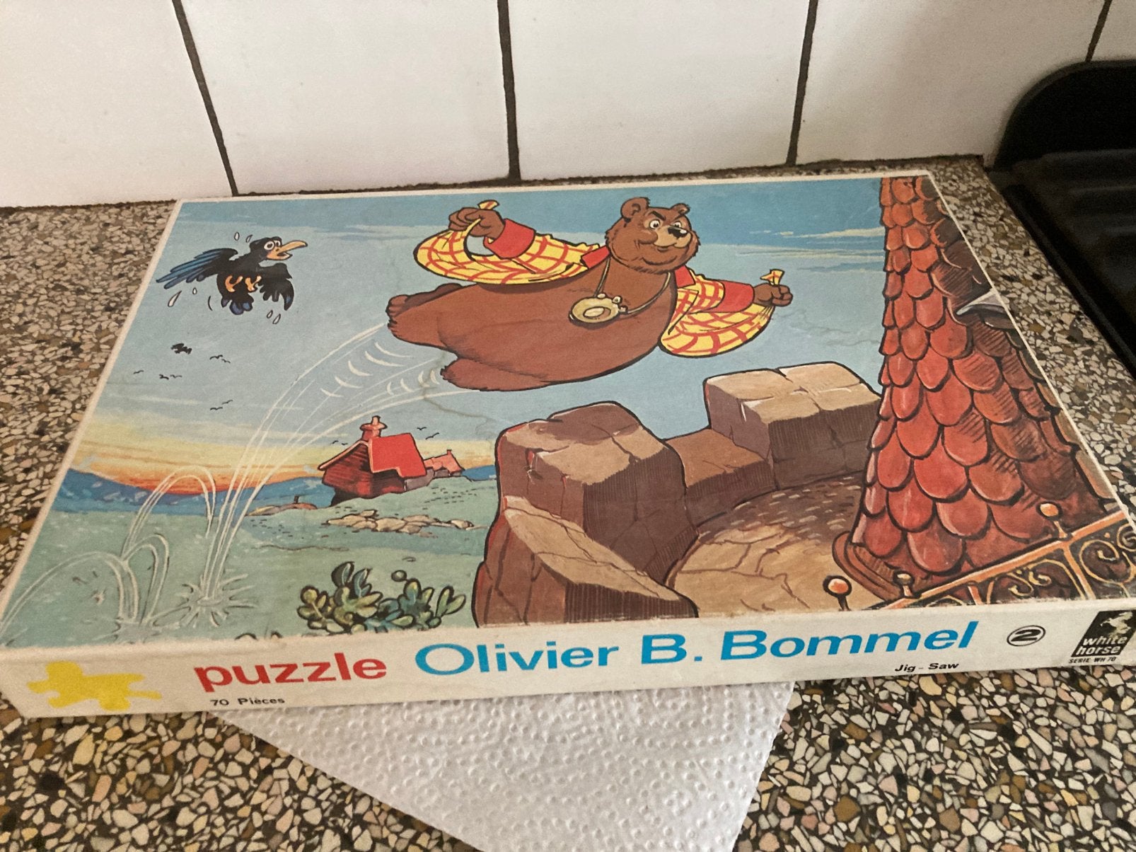 Puzzel olivier bommel, Ophalen of Verzenden, Minder dan 500 stukjes