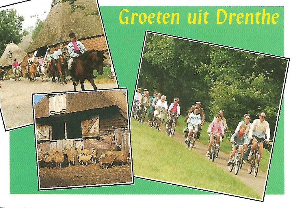Drenthe- -3-luik., Ophalen of Verzenden, 1980 tot heden, Gelopen, Drenthe