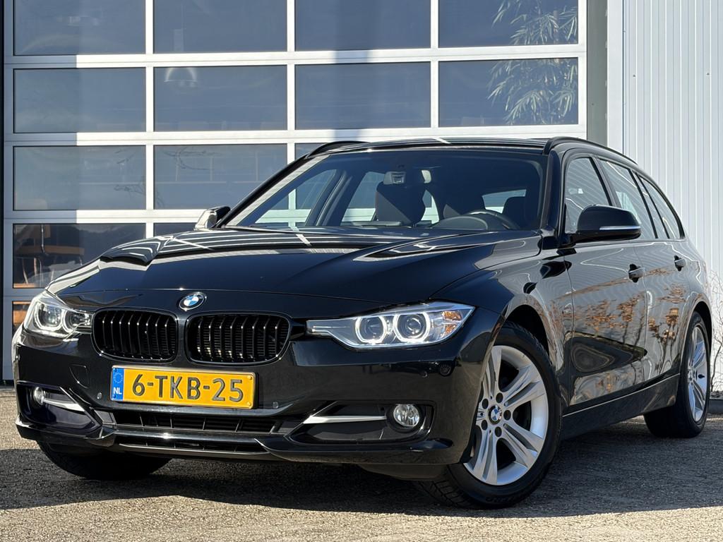 BMW 3 Serie Touring 316i High Executive 136pk | Automaat | B, Auto's, BMW, Automaat, 4 cilinders, 1445 kg, Zwart