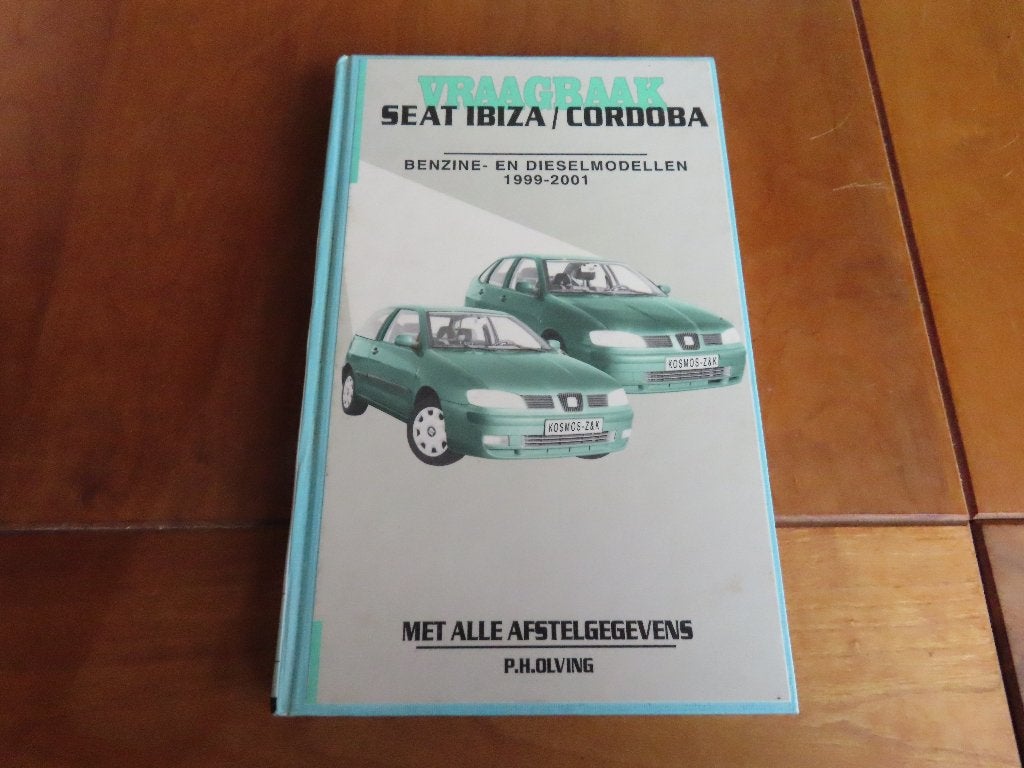 Vraagbaak Seat Ibiza, Seat Cordoba benzine diesel 1999-2001, Auto diversen, Ophalen of Verzenden