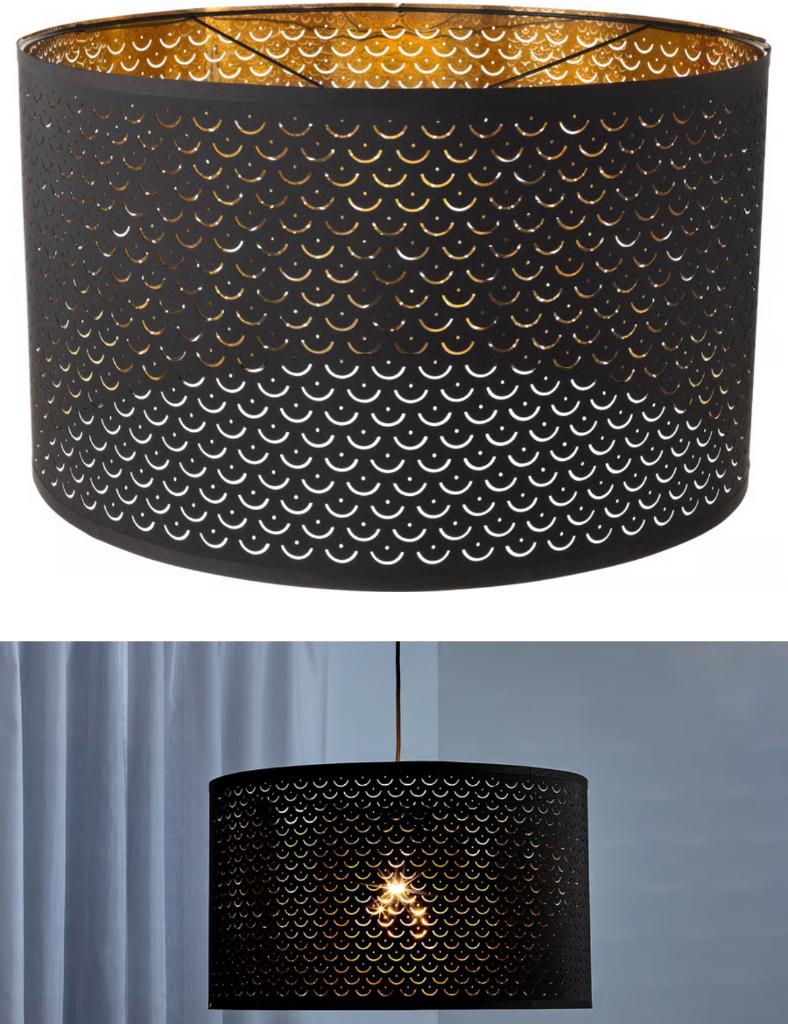 Lampenkap ikea, Huis en Inrichting, Lampen | Lampenkappen, Ophalen, Zwart, Rond, Zo goed als nieuw