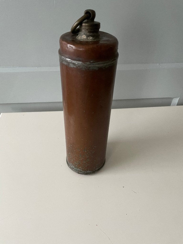antieke koperen bedkruik, Antiek en Kunst, Ophalen of Verzenden